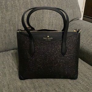 Black Glitter Kate Spade Bag